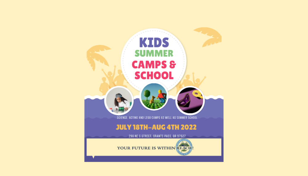 summer camp and school announcement